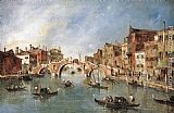 The Three-Arched Bridge at Cannaregio by Francesco Guardi